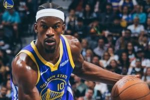  最后被帽真没办法！勇士官方发布赢球海报 巴特勒荣登封面